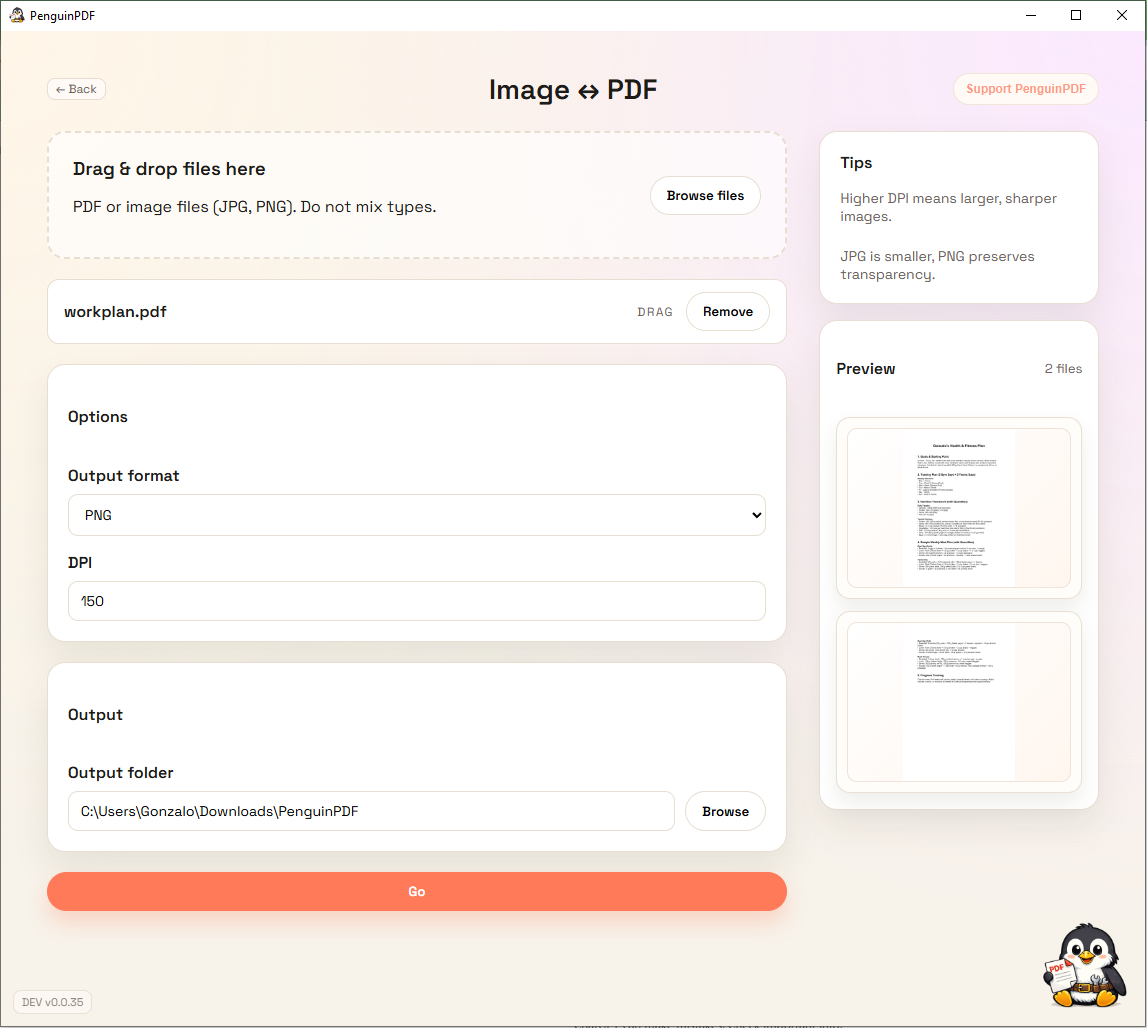 PenguinPDF utilities